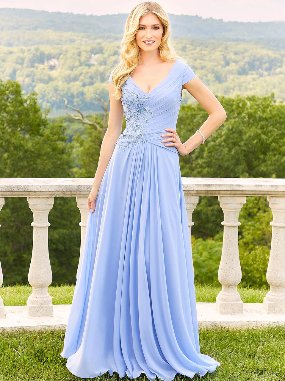 Dusty Blue Mother of the Bride Dresses